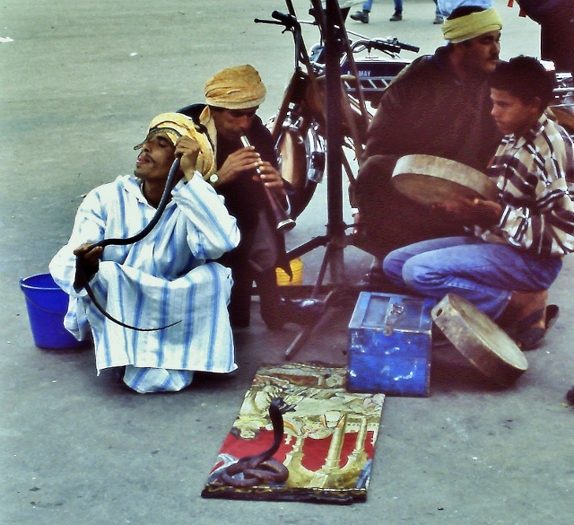 snake charmers